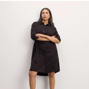 Everlane cotton shirt dress